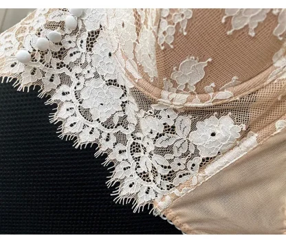 Bridal Floral Bra with Eyelash Lace Design - Image 14
