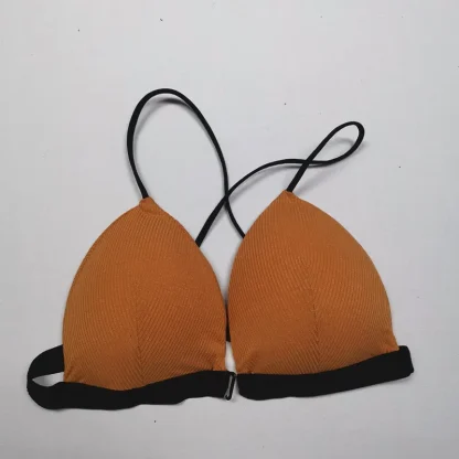 Triangle Bra with Criss Cross Back Strap - Image 8