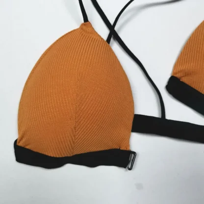 Triangle Bra with Criss Cross Back Strap - Image 11