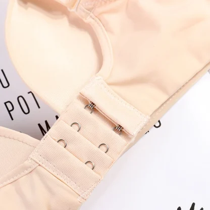 Plain Color Push Up Bra with Panty - Image 12