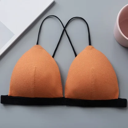 Triangle Bra with Criss Cross Back Strap - Image 7