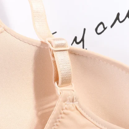 Plain Color Push Up Bra with Panty - Image 11