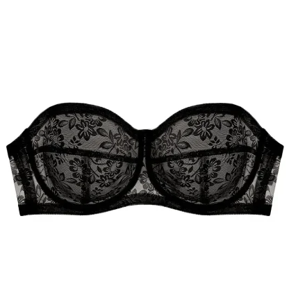 Sexy Push Up Bra with Sheer Lace - Image 4