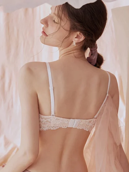 Seductive Push Up Bra with Floral Lace - Image 9