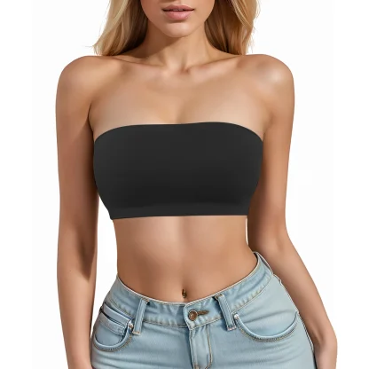 Non-Slip Seamless Bra with Strapless - Image 2