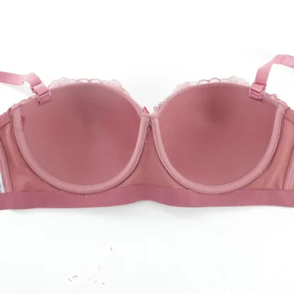 Chic Push Up Bra with Embroidered Floral - Image 3