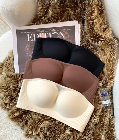 Strapless Push Up Bra with Anti-slip - Image 4