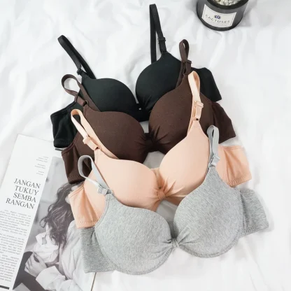 Adjustable Push Up Bra with Bow Design - Image 7