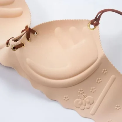 Multi Strap Push Up Bra with Lace-up - Image 3