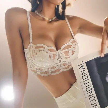 Stylish Push Up bra with Mesh Design - Image 3