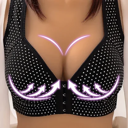 Wire Free Push Up Bra with V-neckline - Image 10