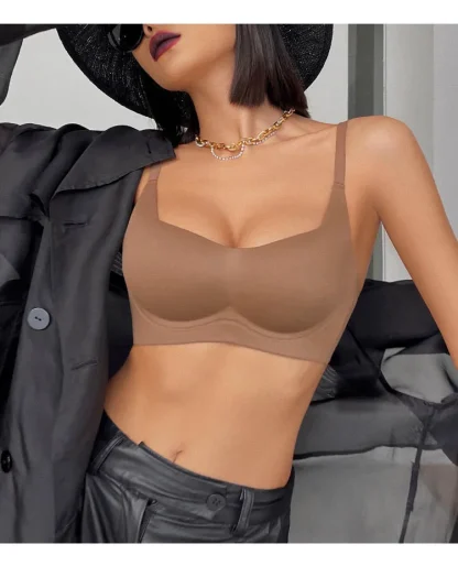 Wire Free Seamless Push Up Bra - Image 7