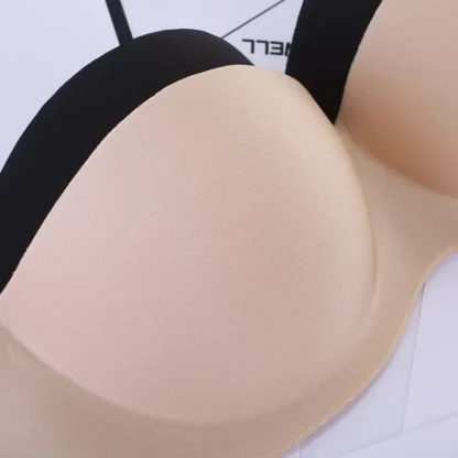 Simple Seamless Bra with Transparent Strap - Image 6