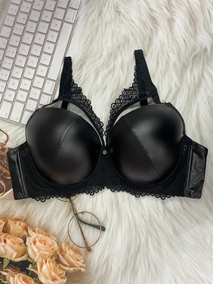 Chic Lace Push Up Bra with Underwire - Image 12