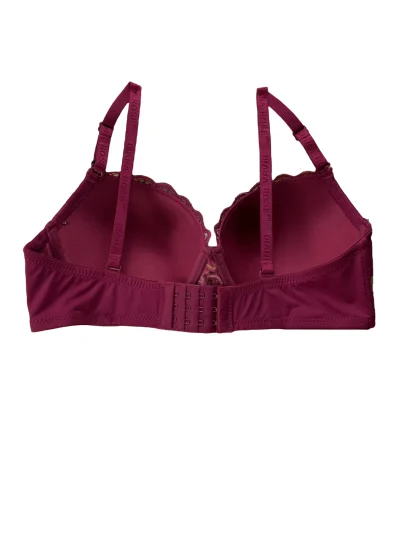 Underwire Push Up Bra with Floral Design - Image 9