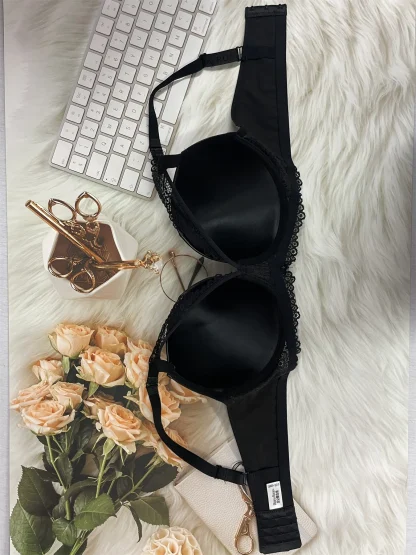 Chic Lace Push Up Bra with Underwire - Image 13