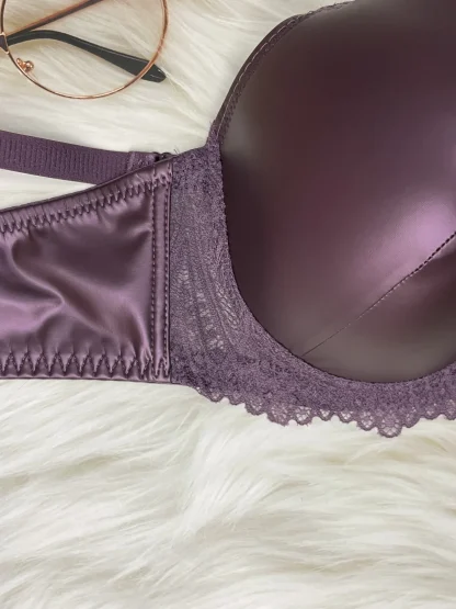 Chic Lace Push Up Bra with Underwire - Image 5