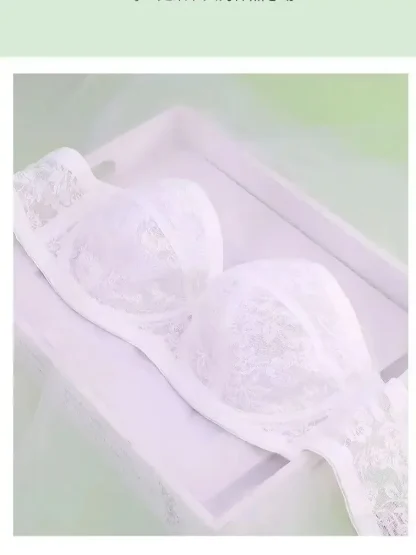 Sexy Push Up Bra with Sheer Lace - Image 6