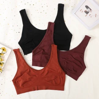 Comfy Plain Sports Bra without Pad