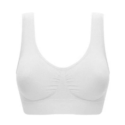 Simple Plain Wireless Bra for Sports