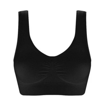 Simple Plain Wireless Bra for Sports - Image 3