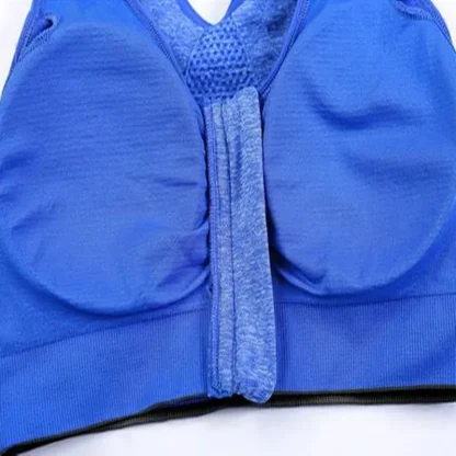 Wirefree Sports Bra with Front Zipper - Image 4