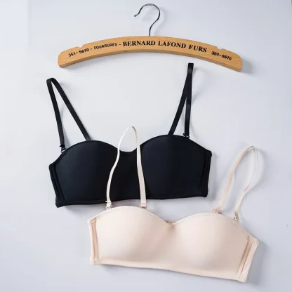 Detachable Strap Bra with Sweetheart Neckline - Image 6