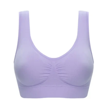 Simple Plain Wireless Bra for Sports - Image 6